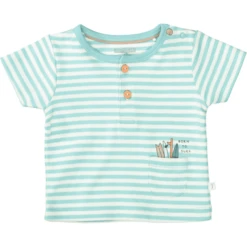 Staccato T-shirt Water Blauw Gestreept