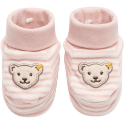 Steiff Babyschoentje Silver Roze -Kleintje Luxe steiff babyschoentje silver roze a387246 3