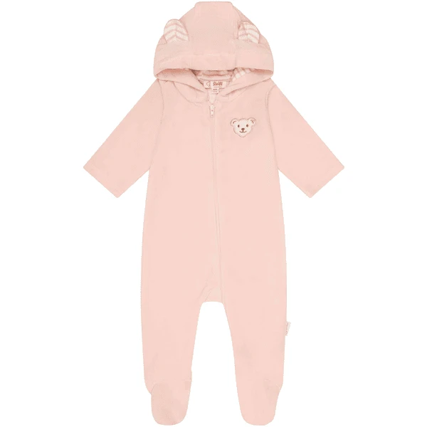 Steiff Romper Met Lange Mouwen Silver Roze 1 Steiff Romper Met Lange Mouwen Silver Roze