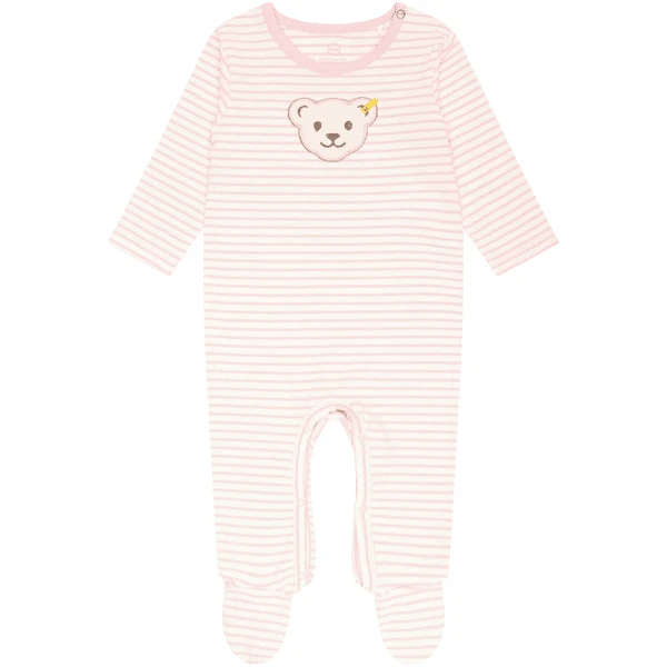 Steiff Romper Met Lange Mouwen Silver Roze 1 Steiff Romper Met Lange Mouwen Silver Roze