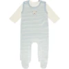 Steiff Rompertje Stripes Celestail Blauw