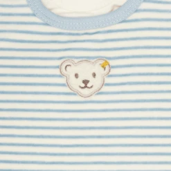 Steiff Rompertje Stripes Celestail Blauw -Kleintje Luxe steiff rompertje stripes celestail blauw a375401 3