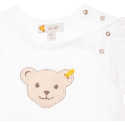 Steiff T-shirt B Right White -Kleintje Luxe steiff t shirt b right white a405324 2