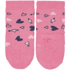 Sterntaler ABS Kruipsokken Dubbelpak Kat/hart Marine -Kleintje Luxe sterntaler abs kruipsokken dubbelpak kat hart marine a409139 2