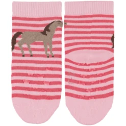 Sterntaler ABS Peutersokken Double Pack Paard/ Aardbei Roze -Kleintje Luxe sterntaler abs peutersokken double pack paard aardbei roze a409141 4