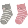 Sterntaler ABS Peutersokken Twin Pack Kat Licht Grijs