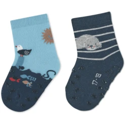 Sterntaler ABS Peutersokken Twin Pack Zeemeeuwen/Sable Hemelsblauw -Kleintje Luxe sterntaler abs peutersokken twin pack zeemeeuwen sable hemelsblauw a409145 3