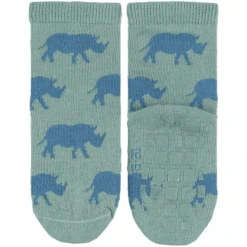 Sterntaler ABS Sokken Double Pack Rhino/Whale Groen -Kleintje Luxe sterntaler abs sokken double pack rhino whale groen a404198 2