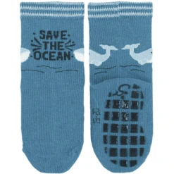 Sterntaler ABS Sokken Double Pack Rhino/Whale Groen -Kleintje Luxe sterntaler abs sokken double pack rhino whale groen a404198 4