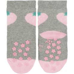 Sterntaler ABS Sokken Dubbelpak Paard/aardbei Lichtgrijs -Kleintje Luxe sterntaler abs sokken dubbelpak paard aardbei lichtgrijs a409140 2