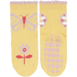 Sterntaler ABS Sokken Dubbelpak Vlinder Vanille -Kleintje Luxe sterntaler abs sokken dubbelpak vlinder vanille a404201 4
