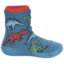 Sterntaler Adventure -Sokken Dinos Medium Blauw -Kleintje Luxe sterntaler adventure sokken dinos medium blauw a409478 2