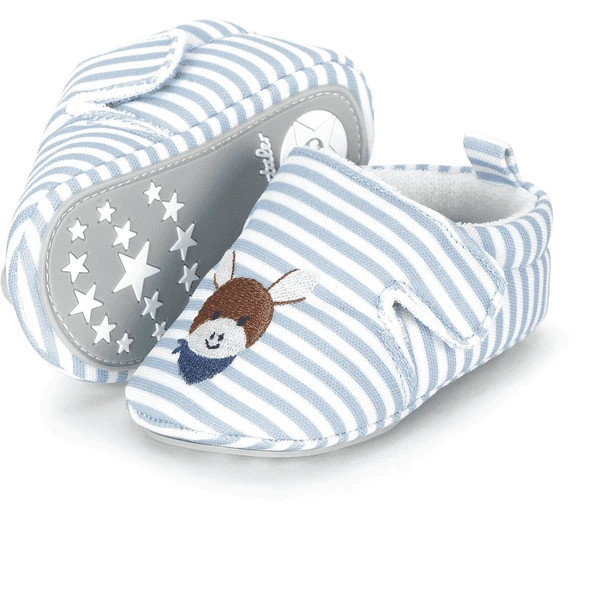 Sterntaler Baby Peuterschoen Emmi Lichtblauw 1 Sterntaler Baby Peuterschoen Emmi Lichtblauw