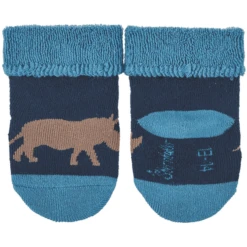 Sterntaler Baby Sokken 3-Pack Rhino Medium Blauw -Kleintje Luxe sterntaler baby sokken 3 pack rhino medium blauw a409347 3