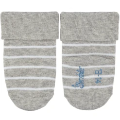 Sterntaler Baby Sokken 3-Pack Zeemeeuwen Licht Grijs Melange -Kleintje Luxe sterntaler baby sokken 3 pack zeemeeuwen licht grijs melange a409358 2