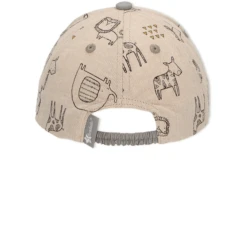 Sterntaler Baseballpet Safari -dieren Beige -Kleintje Luxe sterntaler baseballpet safari dieren beige a342341 3