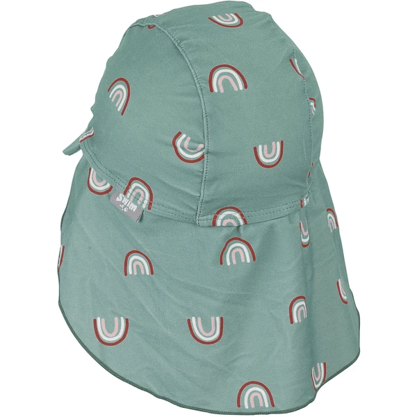 Sterntaler Brede Muts Met Nekbeschermer Regenbooggroen 3 Sterntaler Brede Muts Met Nekbeschermer Regenbooggroen - Afbeelding 3