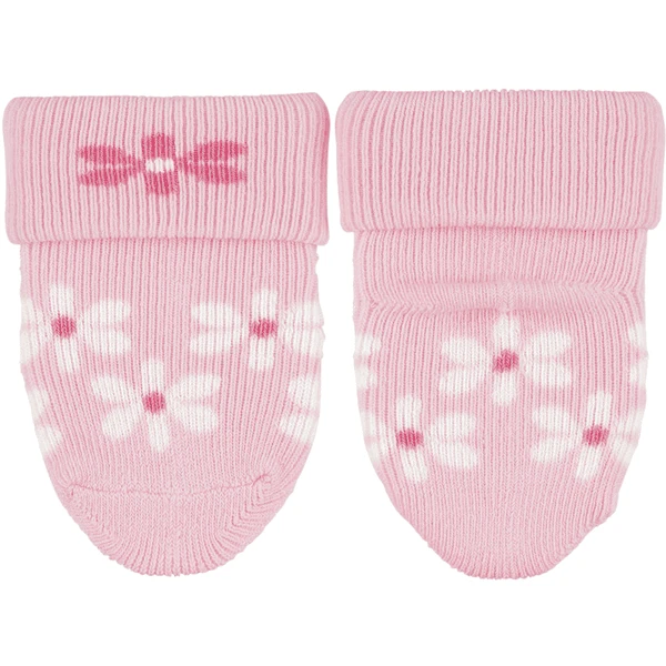 Sterntaler First Baby Socks 3-Pack Bloemen Roze 5 Sterntaler First Baby Socks 3-Pack Bloemen Roze - Afbeelding 5