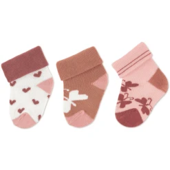 Sterntaler First Baby Socks 3-Pack Hearts Ecru -Kleintje Luxe sterntaler first baby socks 3 pack hearts ecru a409339 4