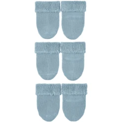Sterntaler First Baby Socks 3-Pack Light Blue 9 Sterntaler First Baby Socks 3-Pack Light Blue -Kleintje Luxe sterntaler first baby socks 3 pack light blue a409329 4