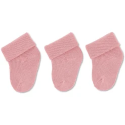 Sterntaler First Baby Socks 3-Pack Roze -Kleintje Luxe sterntaler first baby socks 3 pack roze a409334 3