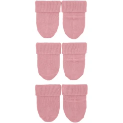Sterntaler First Baby Socks 3-Pack Roze -Kleintje Luxe sterntaler first baby socks 3 pack roze a409334 4