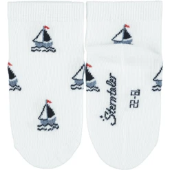 Sterntaler Korte Sokken 3-pack Gestreept Marine -Kleintje Luxe sterntaler korte sokken 3 pack gestreept marine a409386 3