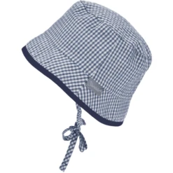 Sterntaler Omkeerbaar Vissershoedje Vichy-ruitje Marine -Kleintje Luxe sterntaler omkeerbaar vissershoedje vichy ruitje marine a408324 1