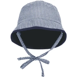 Sterntaler Omkeerbaar Vissershoedje Vichy-ruitje Marine -Kleintje Luxe sterntaler omkeerbaar vissershoedje vichy ruitje marine a408324 3