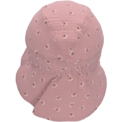Sterntaler Peaked Cap Met Nekbeschermer Bloemen Lichtroze -Kleintje Luxe sterntaler peaked cap met nekbeschermer bloemen lichtroze a402317 2
