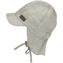 Sterntaler Peaked Cap Met Nekbeschermer Gestreept Donkergroen -Kleintje Luxe sterntaler peaked cap met nekbeschermer gestreept donkergroen a408454 1