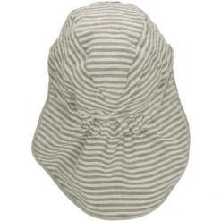 Sterntaler Peaked Cap Met Nekbeschermer Gestreept Donkergroen -Kleintje Luxe sterntaler peaked cap met nekbeschermer gestreept donkergroen a408664 3