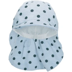 Sterntaler Peaked Cap Met Nekbeschermer Stippen Hemelsblauw -Kleintje Luxe sterntaler peaked cap met nekbeschermer stippen hemelsblauw a408255 3
