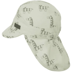 Sterntaler Peaked Cap Met Nekbeschermer Zebra Medium Groen -Kleintje Luxe sterntaler peaked cap met nekbeschermer zebra medium groen a408602 1