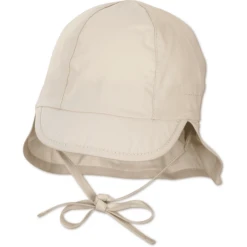 Sterntaler Peaked Cap Met Nekbescherming Beige