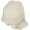 Sterntaler Peaked Cap Met Nekbescherming Beige