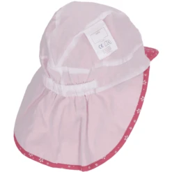 Sterntaler Peaked Cap Met Nekbescherming Bloemen Roze -Kleintje Luxe sterntaler peaked cap met nekbescherming bloemen roze a402320 4