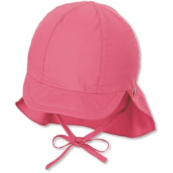Sterntaler Peaked Cap Met Nekbescherming Koraal