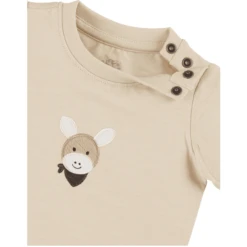 Sterntaler Shirt Met Korte Mouwen Ezel Emmi Beige -Kleintje Luxe sterntaler shirt met korte mouwen ezel emmi beige a399214 4