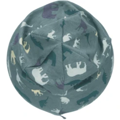 Sterntaler Slouch Beanie Safari Dieren Donkergroen -Kleintje Luxe sterntaler slouch beanie safari dieren donkergroen a408623 2