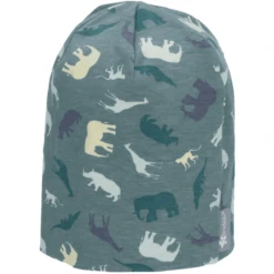 Sterntaler Slouch Beanie Safari Dieren Donkergroen -Kleintje Luxe sterntaler slouch beanie safari dieren donkergroen a408623 4