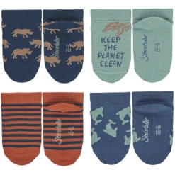 Sterntaler Sneaker Sokken 7-pack Roest -Kleintje Luxe sterntaler sneaker sokken 7 pack roest a409524 2