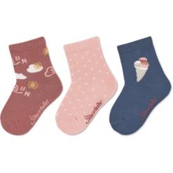 Sterntaler Sokken 3-pack Zon Roze -Kleintje Luxe sterntaler sokken 3 pack zon roze a409367 4