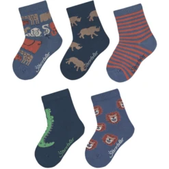 Sterntaler Sokken 5-pack Jongens Blauw -Kleintje Luxe sterntaler sokken 5 pack jongens blauw a409403 4