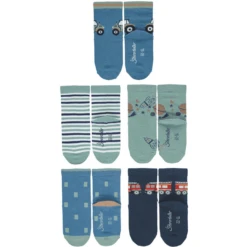 Sterntaler Sokken 5-pack Jongens Medium Blauw -Kleintje Luxe sterntaler sokken 5 pack jongens medium blauw a409401 2