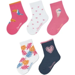 Sterntaler Sokken 5-pack Meisjes Roze -Kleintje Luxe sterntaler sokken 5 pack meisjes roze a409406 1