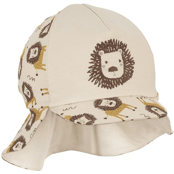 Sterntaler Spitsmuts Met Nekbeschermer Leeuw Beige 4 Sterntaler Spitsmuts Met Nekbeschermer Leeuw Beige - Afbeelding 4