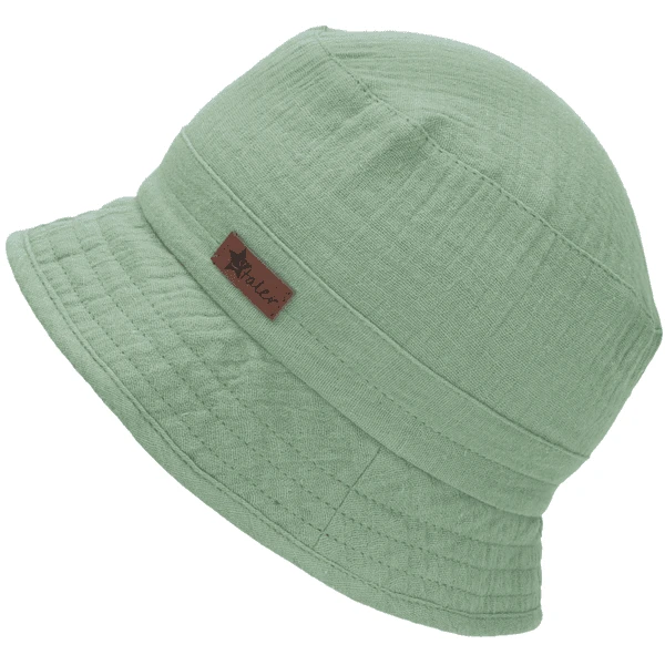 Sterntaler Vissershoed Mousseline Donkergroen 2 Sterntaler Vissershoed Mousseline Donkergroen - Afbeelding 2