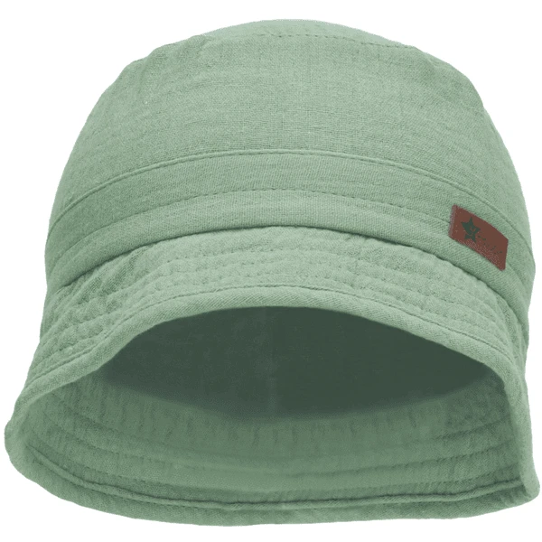 Sterntaler Vissershoed Mousseline Donkergroen 4 Sterntaler Vissershoed Mousseline Donkergroen - Afbeelding 4