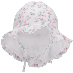 Sterntaler Zonnehoed Bloemen Wit -Kleintje Luxe sterntaler zonnehoed bloemen wit a402163 3